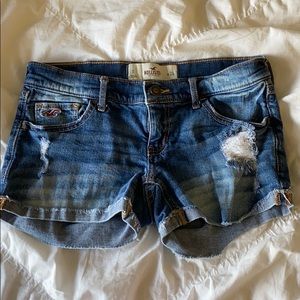 hollister jean shorts